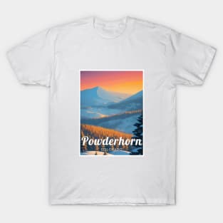 Powderhorn ski - Colorado T-Shirt